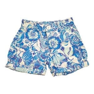 Celana Pendek Batik Biru