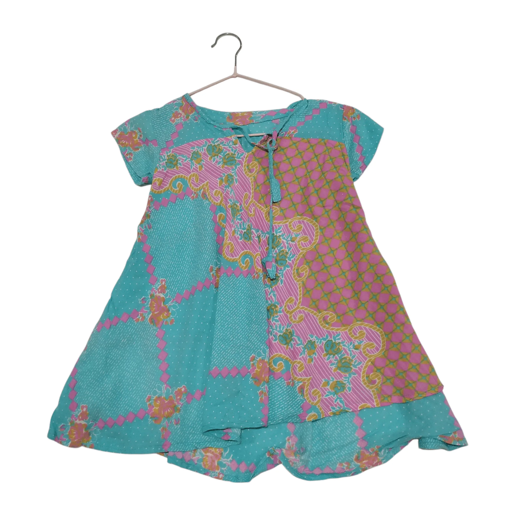 DN155-DEPAN1 Rok Batik Hijau - Gambar 1