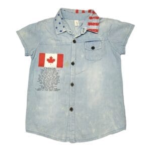 Kemeja Lengan Pendek Canada