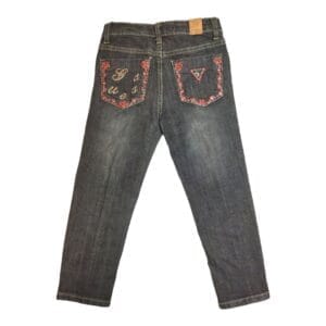 Celana Panjang Jeans Hitam Bordir